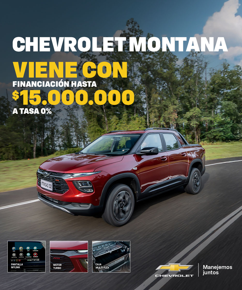 Chevrolet Montana con promoción de financiamiento a Tasa ideal